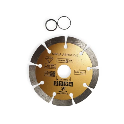 Standard General Purpose Diamond Blade 4.5 inch (115 mm) for Cutting Tiles, Concrete, and Masonry